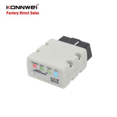 China 12V Gasoline and Diesel Control Cars Konnwei Engine Since 1996 Lights WIFI OBD2 Smart Auto Gauge Car Scanner Diagnosis for 12V Vehicles IOS 1996+ and Diesel Android for sale