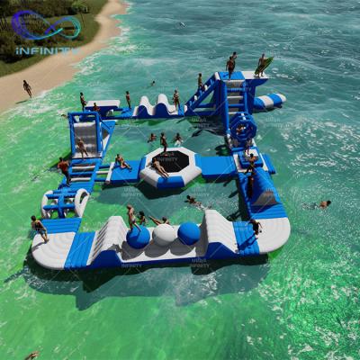 China Sports Park Customized Commercial Inflatable Floating Water Play Equipment Water Park for sale