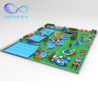 China Customized Inflatable Inflatable Water Park Sea Outdoor Water Park Inflatable Water Park Game Fun Customized for sale