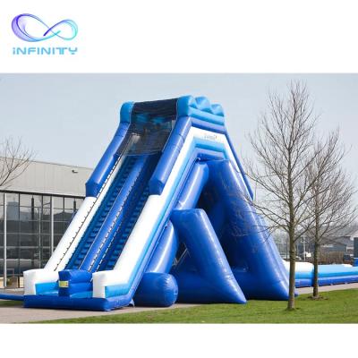 China Outdoor water fun large inflatable slide park commercial inflatable waterslide for kids and adults slide and slide waterslide for sale