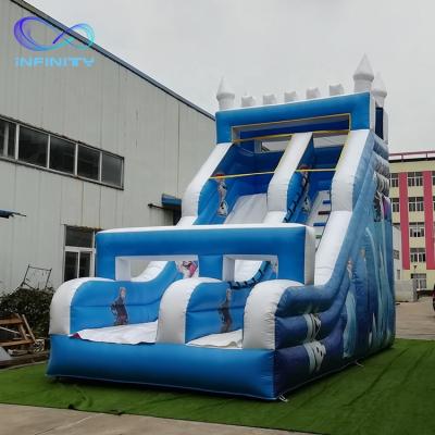 China Sports Park Water Park Inflatable Slide Bounce House Inflatable Water Slide For Land Water Park for sale