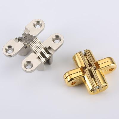 China 180 Degree Traditional Door Hinge Furniture Hidden Hinge Invisible Hinge for sale