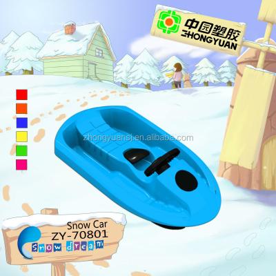 China 2012 children's winter snow plastic sled ZY-70801 92*51.5*18.2CM for sale