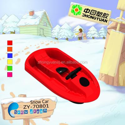 China New Amusement Scooter Kids Plastic Red Snow Scooter for sale