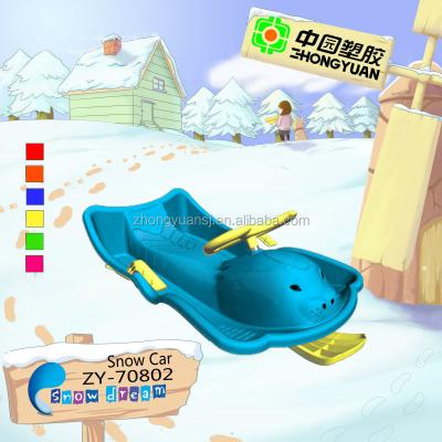 China Children Outdoor Winter Scooter Toys Children Outdoor Sea Lion Snow Children Scooter for sale