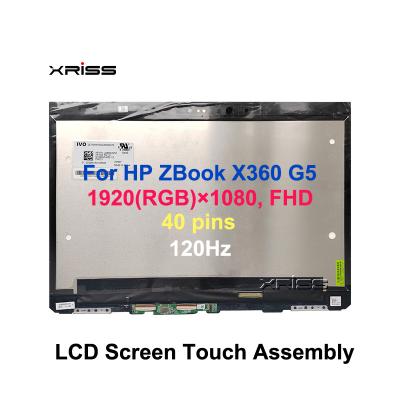 China 15.6 LCD LED Touch Screen Assembly For HP ZBook Studio x360 G5 FHD 40pins for sale