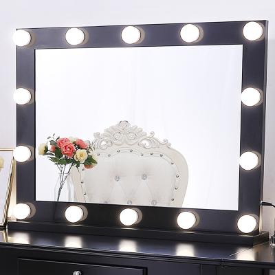 China Custom LED Dressing Table Mirror Light with Touch Screen Switch Adjustable Color Temperature Table Mirror for sale