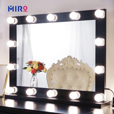 China Top Selling Custom 14 LED Tabletop Vanity Mirror Lights Adjustable Color Temperature Touch Adjustable Switch Brightness for sale