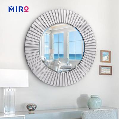 China Contemporary design round shape explosion proof makeup mirror more concise wall mounted mirror for sale