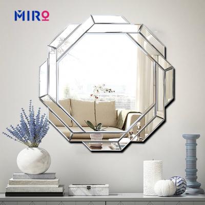 China Contemporary Wholesale Home Decor Wall Mirror Round Shape Sight Glass Plastic Mirror for sale