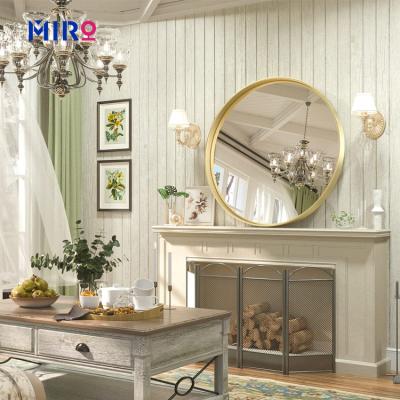 China Professional Custom Box Bathroom LargeMetal Metal Frame Magnifying Wall Mounted Mirror Circular With for sale