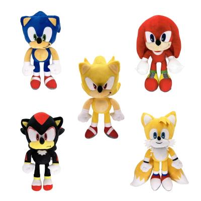 China 7-14 Years Amazon Sonic Plush Toy 30cm Super Hot The Hedgehog Sonic Stuffed Plushie Pendant Sonic Cartoon Character Doll for sale