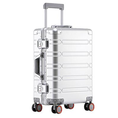 China High Quality Carry On Aluminum Luggage Aluminum Luggage Suitcase With TSA Customs Code Lock Suitcase for sale