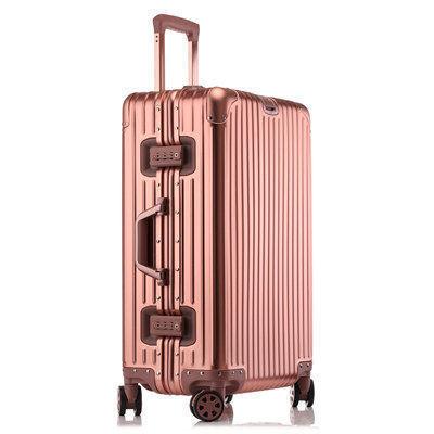 China Travel Long Distance Travel Bags Suitcase Luggage Set Color TSA Lock Spinner Foil Large Luggage for sale