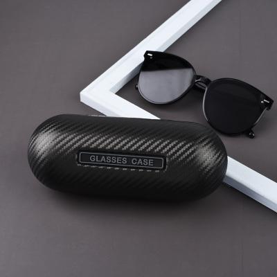 China Luxury custom e88 carbon fiber leather sunglasses case myopia eyeglass case eco-friendly thick optical eyeglass case for sale