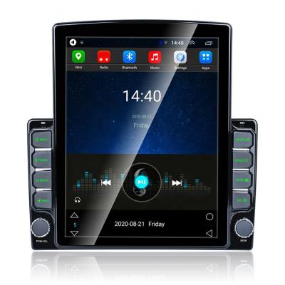 China GPS 9.7inch 2 Din Android Car Radio For Tesla Style 2.5D IPS Screen Panel Car Multimedia Player GPS Vertical Mirror Link for sale