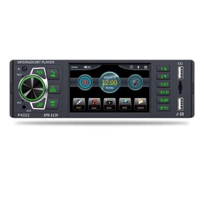 China 1 AUX camera. 3.8inch Din Car Radio IPS Screen VCR Support USB BT FM Rearview Stereo Remote Control for sale