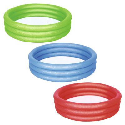 China Outdoor Use Hot Selling Colorful Inflatable Spa Pool 3 Rings Pool 150cm For Adult for sale