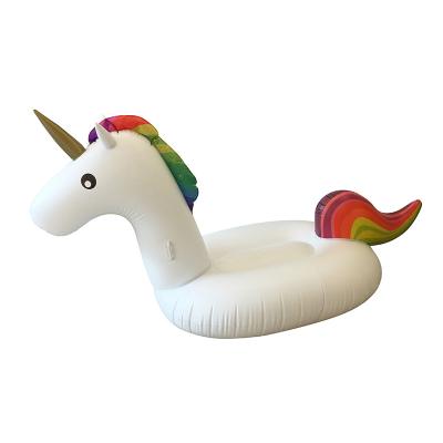 China Fashionable Inflatable Watermelon Tube Unicorn Swimming Ring For Kid for sale