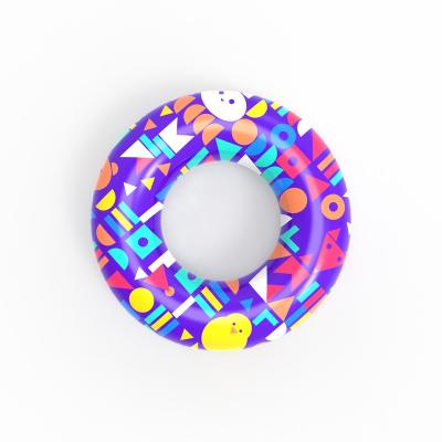 China POOLUCKY 2021 New Design Animal Purple Pattern Women Tube Swim Ring for sale