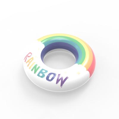 China POOLUCKY 2021 New Design Rainbow Women Swimming Rings Swimming Tube for sale