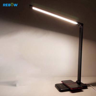 China Modern Rebow Drop Shipping Smart Wireless Rechargeable Led Study Shipping Chinese Reading Led Table Lamp For Study Office for sale