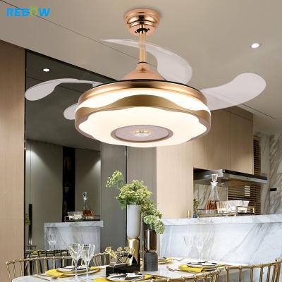 China Modern Drop Shipping In Running Minimalist Remote Control Modern Led Ceiling Fan With Light for sale