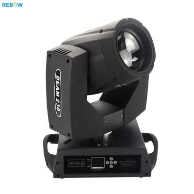 China High brightness 230w sharpy beam 7r moving head light stage lighting DMX512 with touch screen for sale