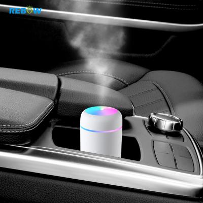 China Mini Small USB Car Air Purifier Air Diffuser Portable Music Portable Ultrasonic Industrial Kids Room Cute Humidifier for sale