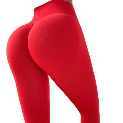 China 2021 Best Seamless Yoga Pants Logo Yoga Legging High Waist Lift Fitness Custom Eco Friendly Yoga Gaiters for sale