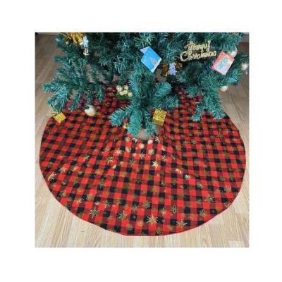 China Popular Custom Factory Cheap Price Christmas Tree Skirt High Quality Christmas Gift For Merry Christmas With Red for sale