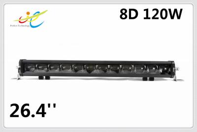 China 8D 12V 24V E-mark approved New bumper LED light bar,  120W 26.4inch super power truck tractor led bar for sale