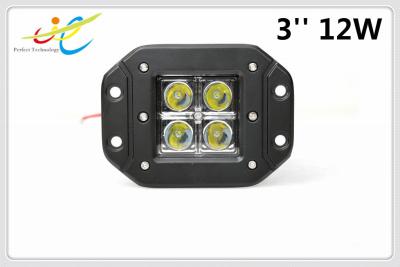 China Cree LED Spot Flood Work Light 12V 24V Flush Mount Led Work 4x4 12w Offroad driving work Lights For ATV Truck motorcycle for sale