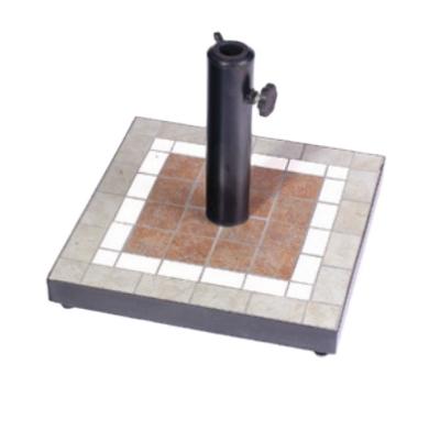 China Heavy Duty Time Limited Spike Mosaic Sun Umbrella Base For Patio / Garden Funiture for sale