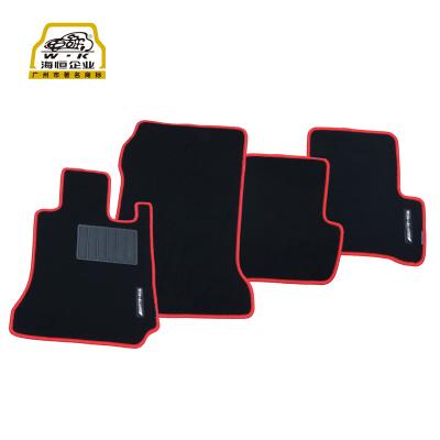 China Haiheng Anti-Slip Factory Customized Car Mat Tailored Automotive Car Accessories Floor Mat For Mercedes Benz W204 Full Set RHD for sale