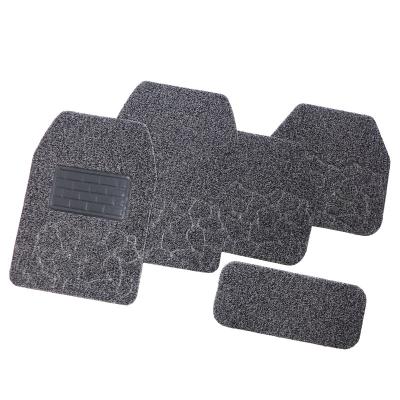 China Wholesale Car Anti Slip Mat Full Set 4PCS 5PCS Haiheng Factory Car Accessories PVC Vinyl Coil Spaghetti Universal Size for sale