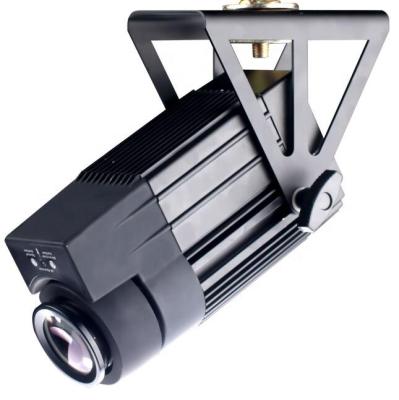 China Professional White Gobo 30w Rotation Stage Effect Mini 5600k Size Led Logo Gobo Projector Light for sale