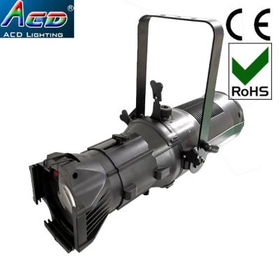 China Dmx Channels: Hot Sale 2CH Self Mold 200w 3200k Warm White Fresnel Led Ellipsoid Studio Spot Light CRI>90 26degree Fresnel for sale