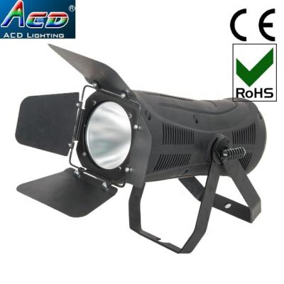 China Dmx Channels: 7CH hot sales 200w white color cob led studio 5600k conference fresnel spot par light for sale