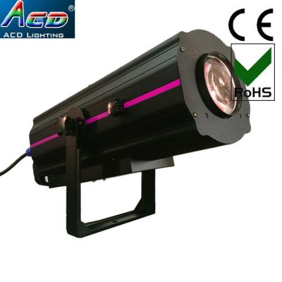 China Popular hotel 1pcs 300w LED 5color change cob led to follow spot stage effect dj spot light for sale