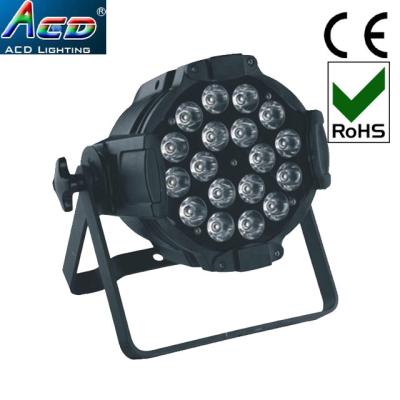 China Dmx Channels: 2019 Popular 7CH Nightclub Stage Lighting Equipment 18pcs * 10w indoor rgbw stage led par light for sale