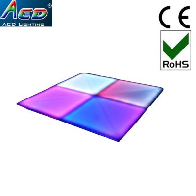 China Popular hotel 648pcs 5mm LED RGB stage dmx control led stage dance floor effect light for sale