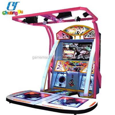 China Metal Amusement Park Coin Operated Commercial Arcade Video Music Dancing Game Machine for sale