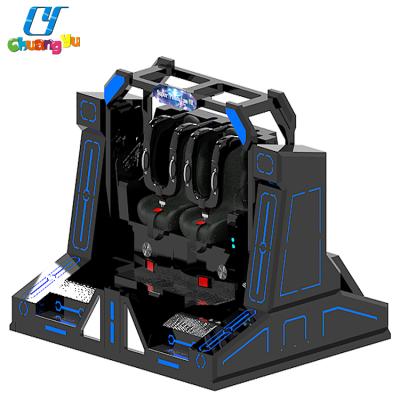 China Other Amusement Park Large Platform 9D VR Dynamic Virtual Reality Pendulum Roller Coaster Simulator Cinema for sale