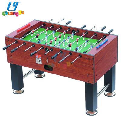 China Metal And Wooden Amusement Mini Football Arcade Games Baby Foot Soccer Coin Operated Table for sale