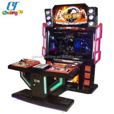 China Metal Video Fighter 55 Inch Coin Operated Cabinet Street Arcade Machines For Sale for sale