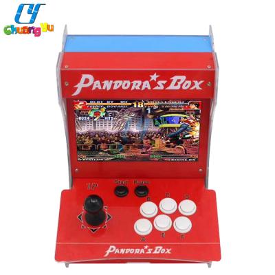 China Pandora Box Mini Multi Street Fighter Acrylic Bartop Arcade Video Game Machine For Sale for sale