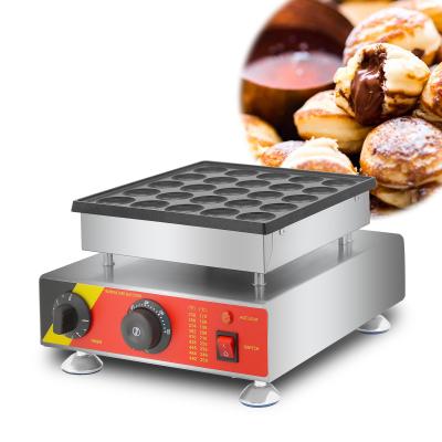 China Adjustable Thermostat 25 Hole Mini Commercial Electric Dutch Pancake Maker Poffertjes Making Machine For Sale for sale