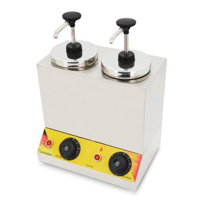 China Double Head Commercial Electric Sauce Warmer Commercial Catering Food Warmer With CE for sale