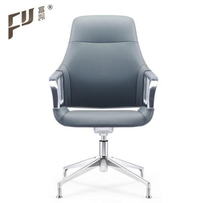 China (Height) 2019 Adjustable New Modern Low Back Executive Visitor Chairs Adjustable Swivel Gray Office Chair for sale